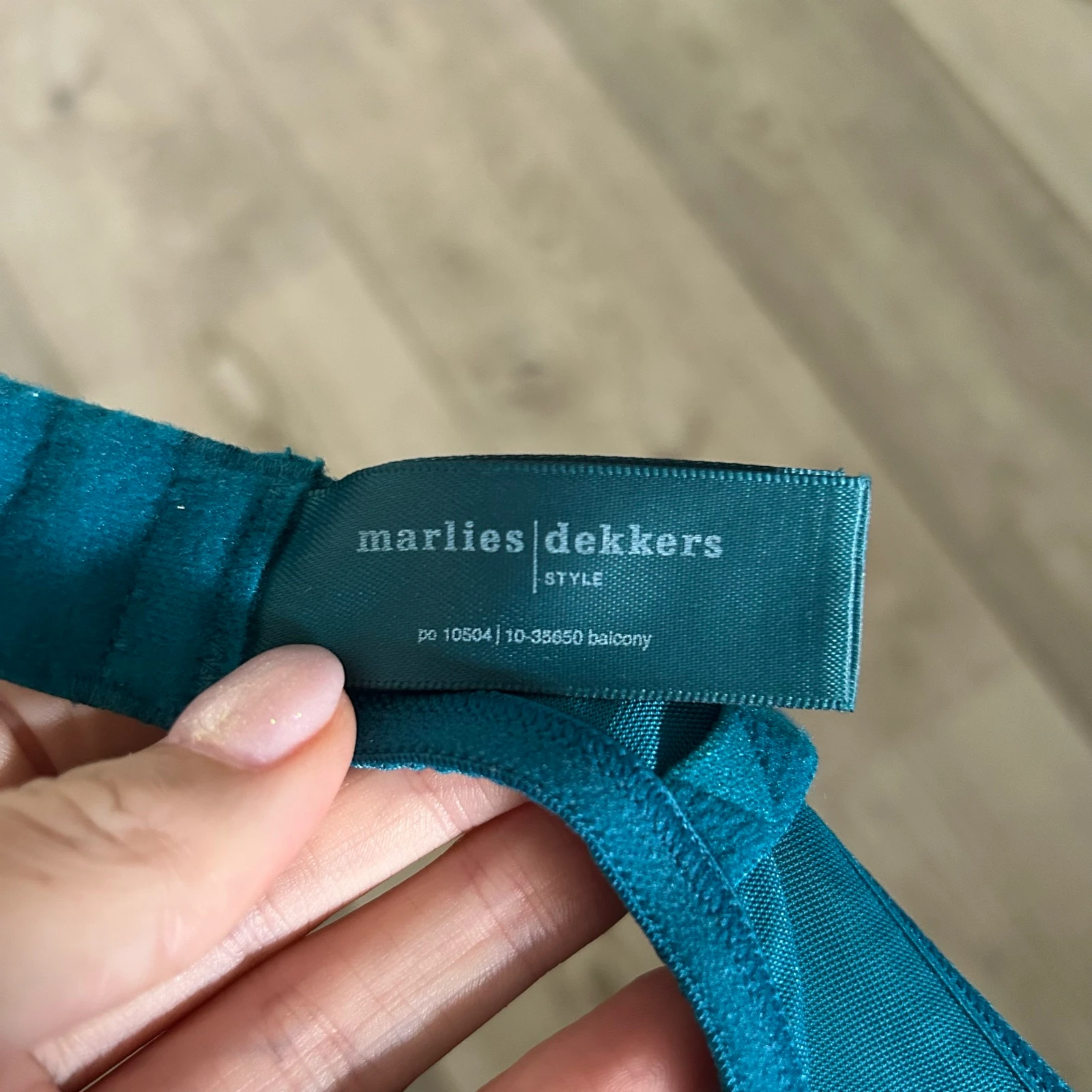 Marlies Dekkers Style Balcony Bra Dark Green / Teal – Size 75C (US 34C) – photo 7